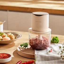 MOCCA HOUSE Wireless Meat Grinder with USB Charging, 20.29oz Large Capacity, Household Electric Multi-Function Food Processor, Mincer, Blender, Juicer, Ice Crusher