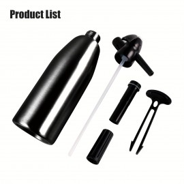 Portable Bubble Soda Maker - Manual Hand-Powered Carbonated Beverage Machine for Home, Bars, and Restaurants - Durable Aluminum Design with Easy-Use Handle and Spigot, No Electricity Needed, Soda Maker Portable, Beverage Preparation, Modern Kitchen Appliance, Efficient Carbonation