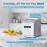 Desktop Ice Maker, 50.72oz Detachable Water Tank, Produces 16 Ice Cubes In 5-18 Minutes, 24-hour Timer, Portable Ice Cube Maker, Comes With Ice Basket & Ice Scoop, 33lbs/day, Self-cleaning Ice Maker, Suitable For Home, Office, Parties