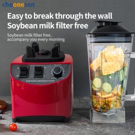 Heavy-Duty Multi-Purpose Blender & Juicer - Powerful Motor for Smoothies, Ice Crushing, Meal Prep - Compact Design with Easy-Clean Blades - Ideal for Home, Commercial Kitchens, Cafes, Restaurants - US Plug (110V) - Durable Construction