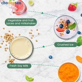 Heavy-Duty Multi-Purpose Blender & Juicer - Powerful Motor for Smoothies, Ice Crushing, Meal Prep - Compact Design with Easy-Clean Blades - Ideal for Home, Commercial Kitchens, Cafes, Restaurants - US Plug (110V) - Durable Construction