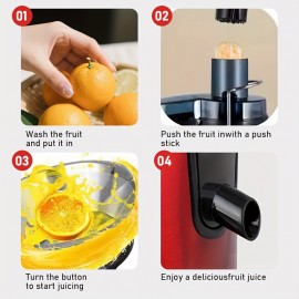 High-Power 21000 RPM Juicer with - Multi-Functional Centrifugal & cold/Hot pressing for Maximum Juice Extraction, - Compatible with Fruits, Vegetables, Leafy Greens, - American Plug (110V) - Ideal for, Smoothies & - Perfect