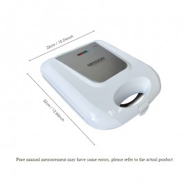 16-Cavity Donut Maker Machine - Double-Sided, 110V, No Battery Needed, Perfect for Breakfast Sandwiches, Cakes, and Desserts, Kitchen Appliance with Easy-Use Controls, Donut Making Machine, Dessert Preparation, Modern Kitchenware, Durable Plastic Body