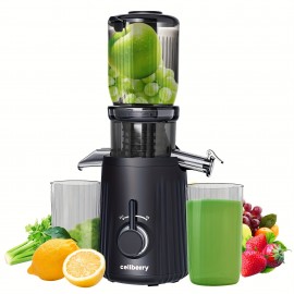 Celiberry Slow Masticating Cold Press Juicer Machine with 4.1