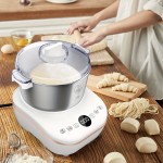 Electric Dough Maker with Ferment Function, 7Qt Dough Mixer Machine, 304 Stainless Steel Food Mixer, Intelligent Gentle & Power Knead Modes for Bread, Pizza, Pasta, Noodles Perfect for Bread Pizza Roti Dumpling Dough & Sourdough