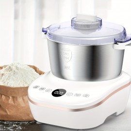 Electric Dough Maker with Ferment Function, 7Qt Dough Mixer Machine, 304 Stainless Steel Food Mixer, Intelligent Gentle & Power Knead Modes for Bread, Pizza, Pasta, Noodles Perfect for Bread Pizza Roti Dumpling Dough & Sourdough